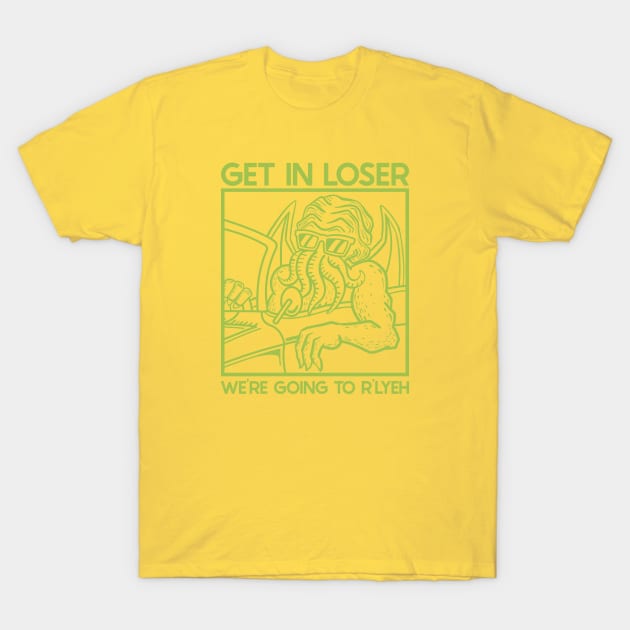 Get in R'yleh (Lineal) T-Shirt by nickbeta